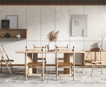 Nordic Style Dining Table And Chairs-ID:151889094