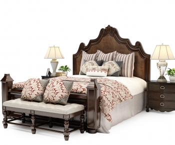 American Style Double Bed-ID:177376034