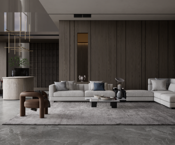 Modern A Living Room-ID:651566986
