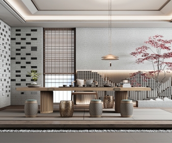 New Chinese Style Tea House-ID:612596993