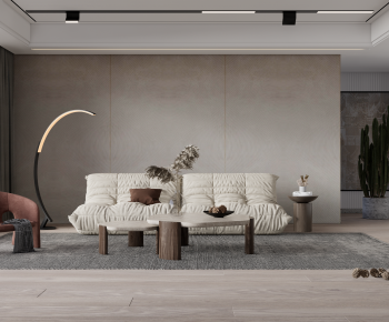 Wabi-sabi Style A Living Room-ID:441613917