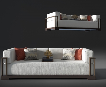 New Chinese Style A Sofa For Two-ID:586344006