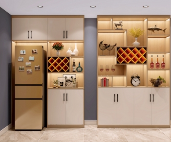 Modern Wine Cabinet-ID:390324124