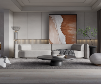 Modern A Living Room-ID:713184122