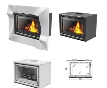 Modern Fireplace-ID:965061904