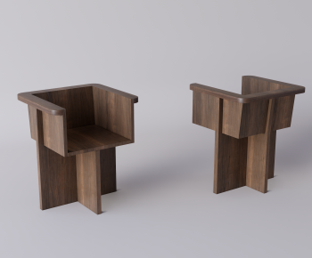 Wabi-sabi Style Single Chair-ID:920516013