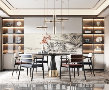 New Chinese Style Dining Room-ID:798618089