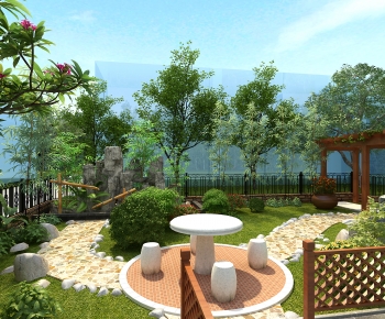 New Chinese Style Courtyard/landscape-ID:706974038