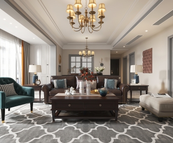 American Style A Living Room-ID:965159895