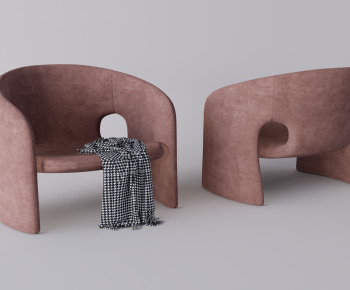 Wabi-sabi Style Lounge Chair-ID:136830828
