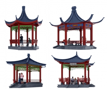 Chinese Style Ancient Architectural Buildings-ID:315445905