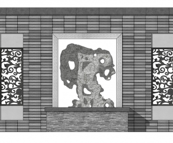 New Chinese Style Building Component-ID:669996982