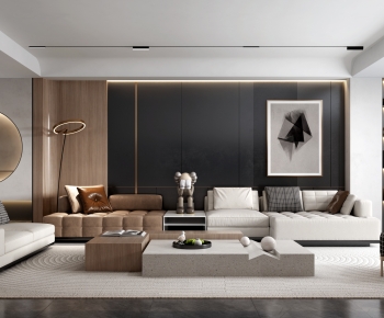 Modern A Living Room-ID:490494975