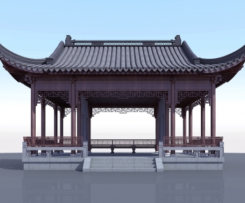 Chinese Style Ancient Architectural Buildings-ID:249522921
