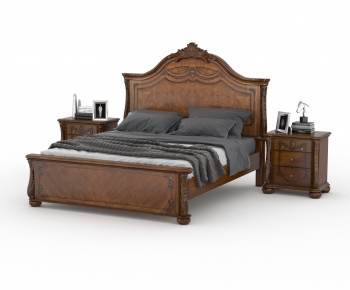 American Style Double Bed-ID:849421024
