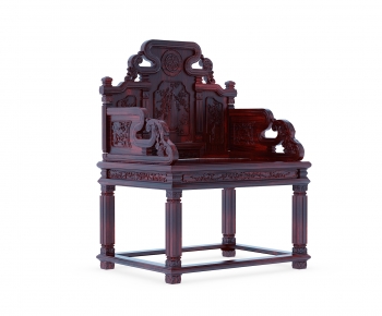 中式古典红木家具太师椅-ID:901087058