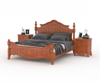 American Style Double Bed-ID:846965076