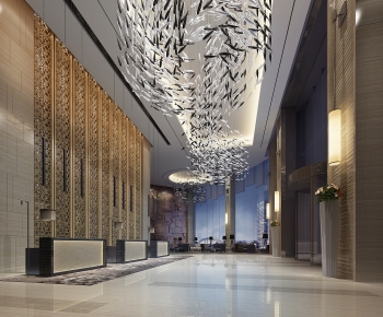 New Chinese Style Lobby Hall-ID:722872974