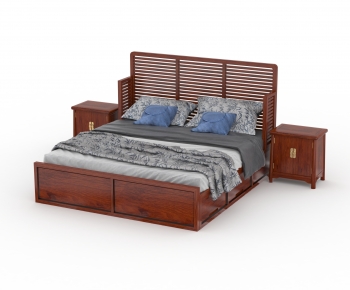 American Style Double Bed-ID:252425911
