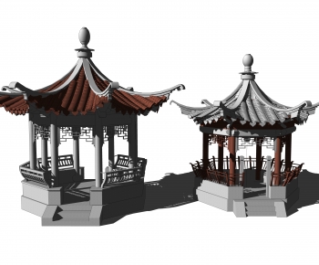 Chinese Style Ancient Architectural Buildings-ID:171586048
