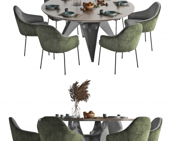 Modern Dining Table And Chairs-ID:498549954