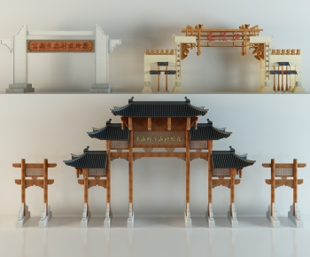 Chinese Style Facade Element-ID:685150691