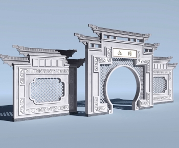 Chinese Style Facade Element-ID:744412907