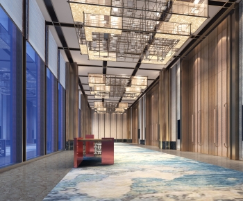 New Chinese Style Lobby Hall-ID:889782916