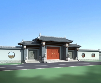 Chinese Style Facade Element-ID:685388098