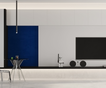 Modern Wabi-sabi Style A Living Room-ID:132185947