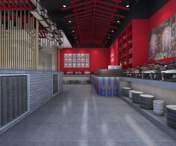 New Chinese Style Catering Space-ID:404968025