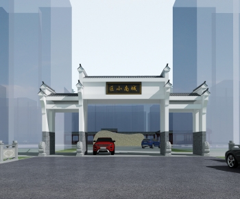 Chinese Style Facade Element-ID:495779531