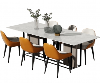 Modern Dining Table And Chairs-ID:870671997