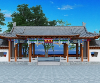 Chinese Style Facade Element-ID:916364914