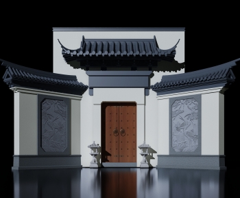 Chinese Style Facade Element-ID:867315054