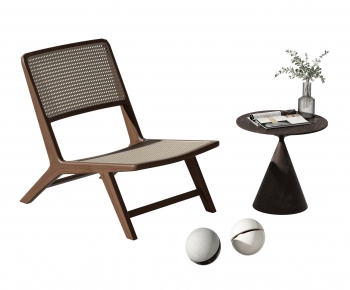 Wabi-sabi Style Lounge Chair-ID:824980025