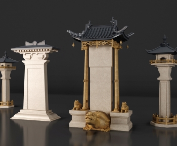 Chinese Style Ancient Architectural Buildings-ID:426544901