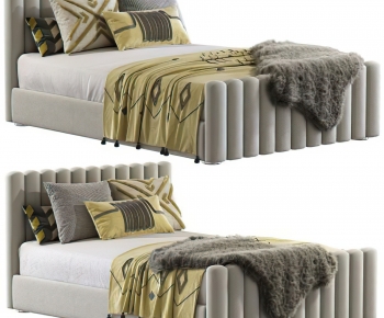 Modern Double Bed-ID:117719281