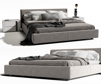 Modern Double Bed-ID:389831073