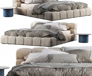 Modern Double Bed-ID:389105083