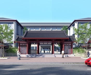 Chinese Style Facade Element-ID:598878924
