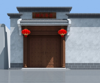 Chinese Style Facade Element-ID:517550959