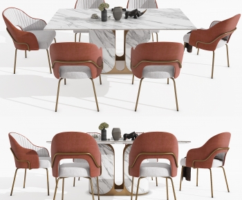 Modern Dining Table And Chairs-ID:685460093