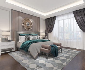 American Style Bedroom-ID:294858934