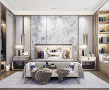 New Chinese Style Bedroom-ID:485208992