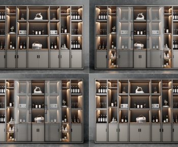 Modern Wine Cabinet-ID:883305077