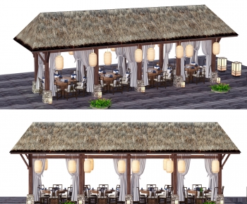 New Chinese Style Building Component-ID:620666035