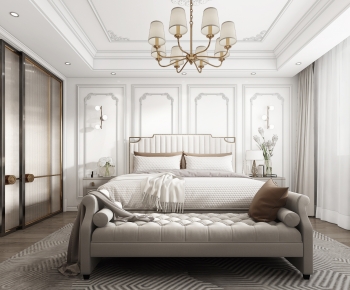 American Style Bedroom-ID:235827922