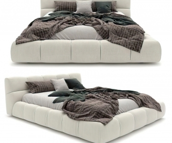 Modern Double Bed-ID:340960988