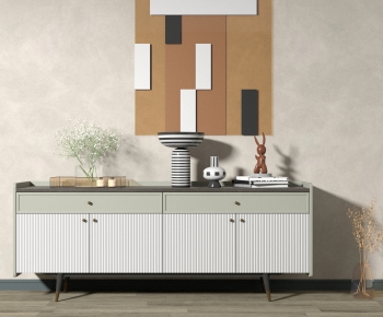 Nordic Style Side Cabinet-ID:384124044
